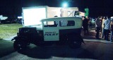 2008 - the Medley Police Departments antique police car at Countyline Dragway