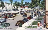 1950's - Lincoln Road shops before they malled Lincoln Road