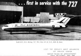 1964 - Eastern Air Lines ad promoting their new B727-25 in the Home News