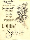 Early 1960s - Holiday dinner announcement at the Sorrento Restaurant on SW 8th Street in Miami