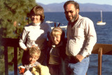 1985 - Brenda Reiter, her son Justin Reiter, Karen D. Boyd and Don Boyd at Lake Tahoe