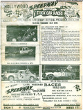 1966 - page 1 of the Hollywood Speedway program