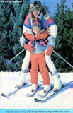1986 - Brenda and Justin in another Copper Mountain Resort advertising brochure