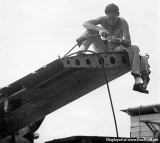 1948 - Byron Creel working on a Lockheed Lodestar at Aerodex in the MIAD section of Miami International Airport