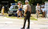 1985 - Art McNatt serving as a reserve Metro-Dade police officer for the Veterans Day Parade in Miami Lakes