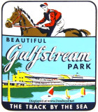 1950's - a Gulfstream Park travel decal