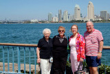 September 2009 - Esther Criswell, Karen, Wendy Criswell and Don Boyd with downtown San Diego in the background