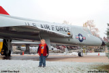 October 2009 - Kyler with Convair F-106A Delta Dart #AF59-0134 at the Peterson Air & Space Museum