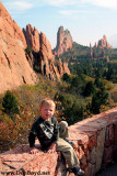 October 2009 - Kyler at the Garden of the Gods, Colorado Springs