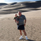 July 2007 - Don Boyd and his grandson Kyler at Great Sand Dunes National Park
