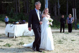 Tim Mueller walking his daughter Erica down the aisle at her wedding to Justin Reiter (2674)