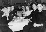 1943 - PO1 Bill Beasley, USN (far right) and other sailors having a great time at Frolic Club in Miami