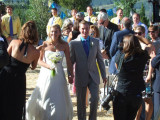 Erica and Justin leaving the altar and walking through the guests  (2735)