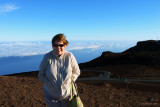 August 2010 - Karen on top of the Haleakalā (East Maui) volcano