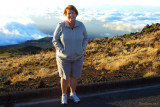 August 2010 - Karen on the west side of Haleakalā (East Maui) volcano above the clouds