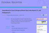 The Federal Aviation Administration (FAA) publishes it wrong in the Federal Register