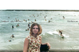 1969 - surfers at the real South Beach between the fishing pier and the Government Cut jetty