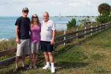 November - Creed Law, our niece Lisa Marie Criswell Law and Don at Cape Florida State Park