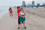 November - Creed and Lisa Marie Criswell Law on Miami Beach after their cruise ship docked a couple of hours earlier
