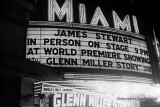 1954-world premiere of The Glenn MIller Story with appearance by Jimmy and Gloria Stewart at the Miami Theatre downtown Miami