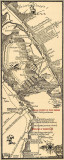 1936 - map of Greater Miami, Miami Beach and Biscayne Bay