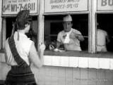 1961 - scene from footage of Miami Undercover TV show at Scottys Drive In Restaurant,16301 Collins Avenue (A1A), Sunny Isles