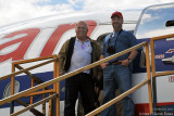January 2011 - Don Boyd and Kev Cook with an American Airlines B777 at MIA