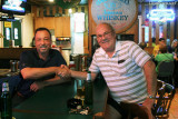 August 2012 - Nick Cheleotis and Don Boyd after dinner and beers at Brysons Irish Pub
