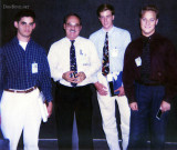 Mid to late 1990s - Don Boyd with three summer interns in Airside Operations at MIA