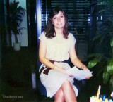Late 1980s - Airfield Specialist Diane Powell in my office