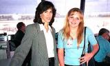 April 2000 - Marie Clark-Vincent and Karen D. Boyd in the E-Tower at Miami International Airport
