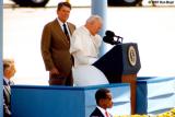 1987 - President Ronald Reagan and Pope John Paul II