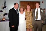 Pete and Linda Ciolfi, Barbara and Best Man Charlie Sanders, photo #9050