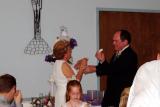 Cutting the cake, smearing the cake, photo #9052
