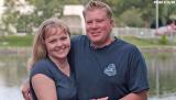 2004 - Karen and her boyfriend Steve Kramer next to Lake Mary