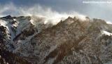 1990 - Blowing snow on Colorado mountain top