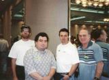 1998 - Bill Hough, Geert Marien, Kev Cook and Don Boyd in Newark, New Jersey