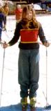 1975 - Brenda at Arapaho Basin ready to teach me how to ski