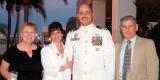 2006 - Karen Boyd with Gina Pino, CDR (CAPT selectee) Ed Pino and Roberto Cabrera, Gina's father