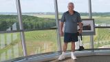 July 2006 - Don Boyd in tower at the National Air & Space Museums Steven F. Udvar-Hazy Center