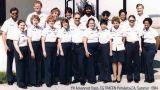 1984 - YNC Don Boyd and Coast Guard Reserve classmates of PMIS School at USCG Training Center Petaluma
