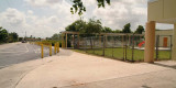 Looking east along W. 59th Place at the front of Dr. John G. DuPuis Elementary, Hialeah - photo #1860