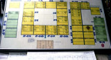 1978 - one of the first Gate Control plotting boards used by the airport to assign gates