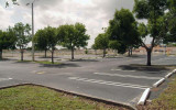 Part of the parking lot on the east side of Dr. John G. DuPuis Elementary - photo #1862