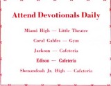 1952 - School Devotionals