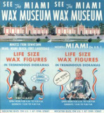 1960s - the Miami Wax Museum on Biscayne Boulevard