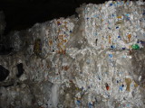 HDPE pill bottles bales
