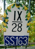 A Charming Road Number Sign