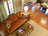 Living room as seen from the second floor