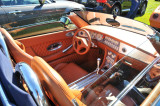 Spyker in car show parking area